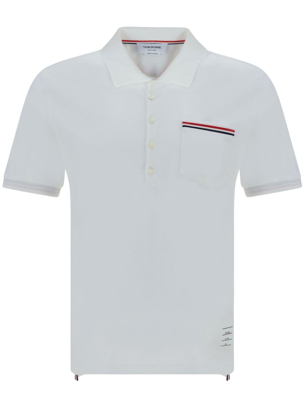 Thom Browne Rwb Cotton Polo Shirt - Thom Browne - Modalova
