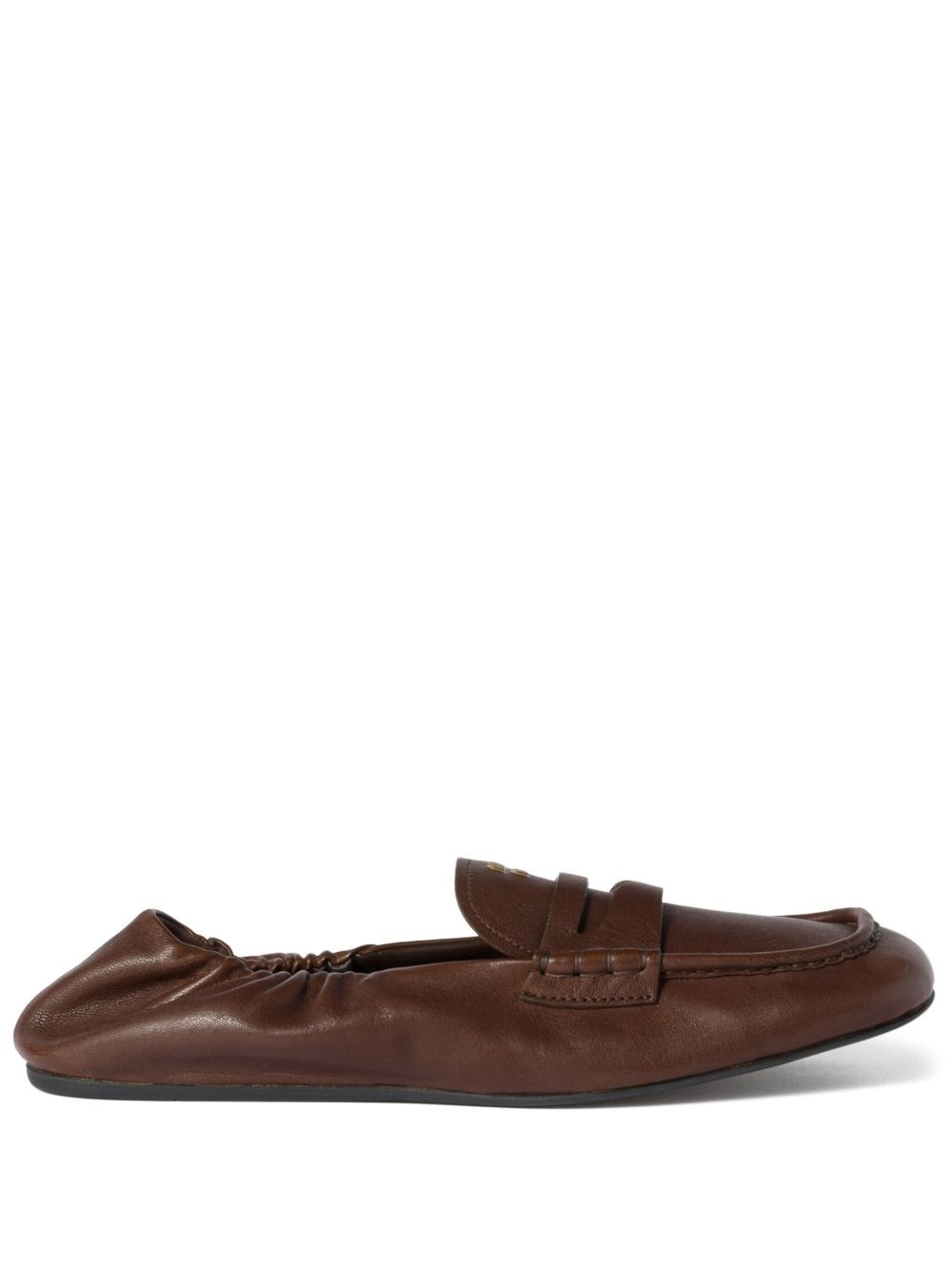 Miu Miu Suede Leather Loafers - Miu Miu - Modalova