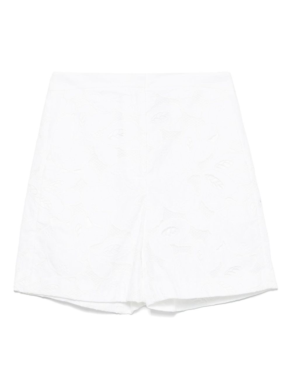 Hugo Boss Boss Cotton Shorts In White