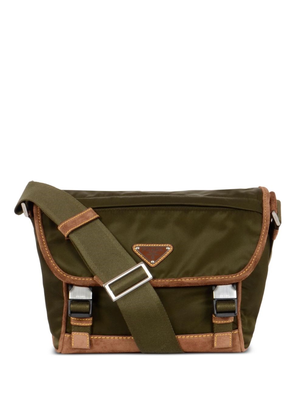 Re-Nylon And Leather Crossbody Bag - Prada - Modalova