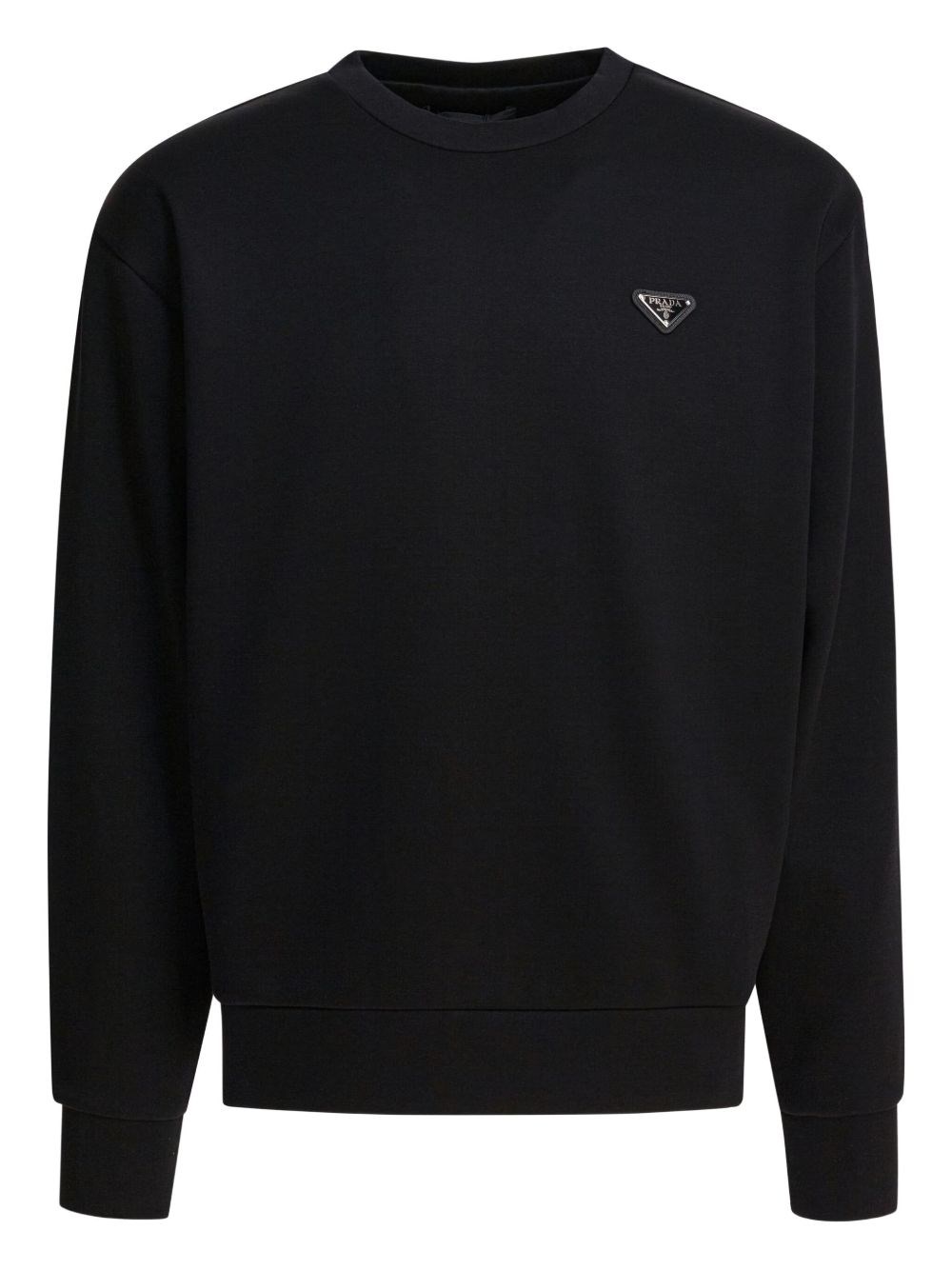 Prada Logo Cotton Sweatshirt - Prada - Modalova