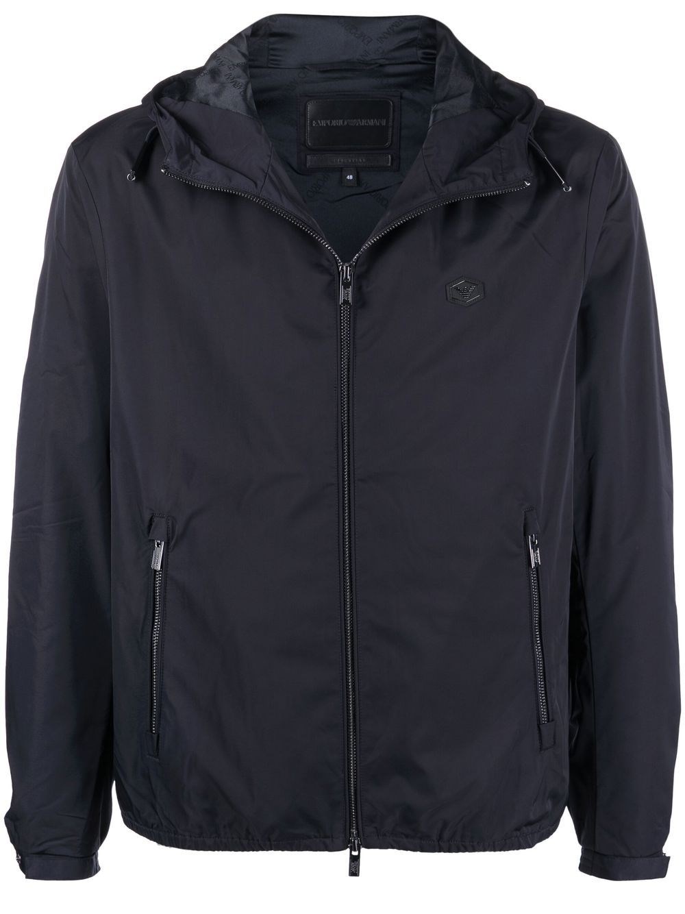 Hooded Blouson Jacket - Emporio Armani - Modalova