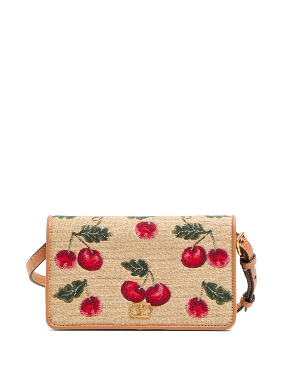 Valentino Garavani Vlogo Signature Rafia Mini Bag