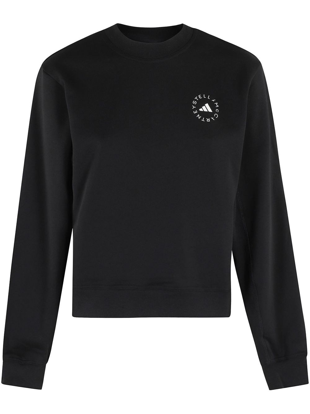 Adidas By Stella Mccartney Logo Organic Cotton Sweatshirt