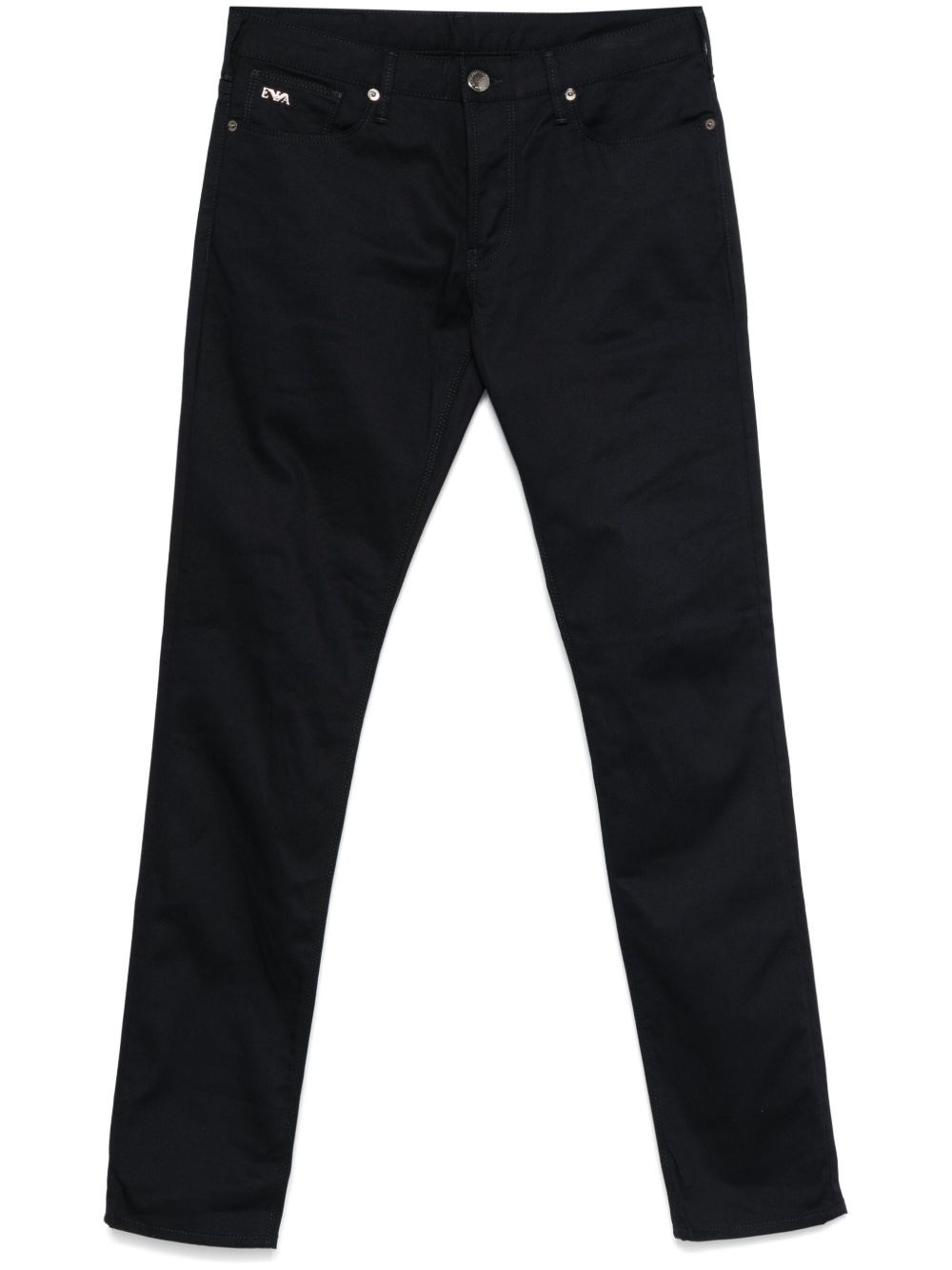 Emporio Armani Man Pants Black Size 31 Cotton, Elastane