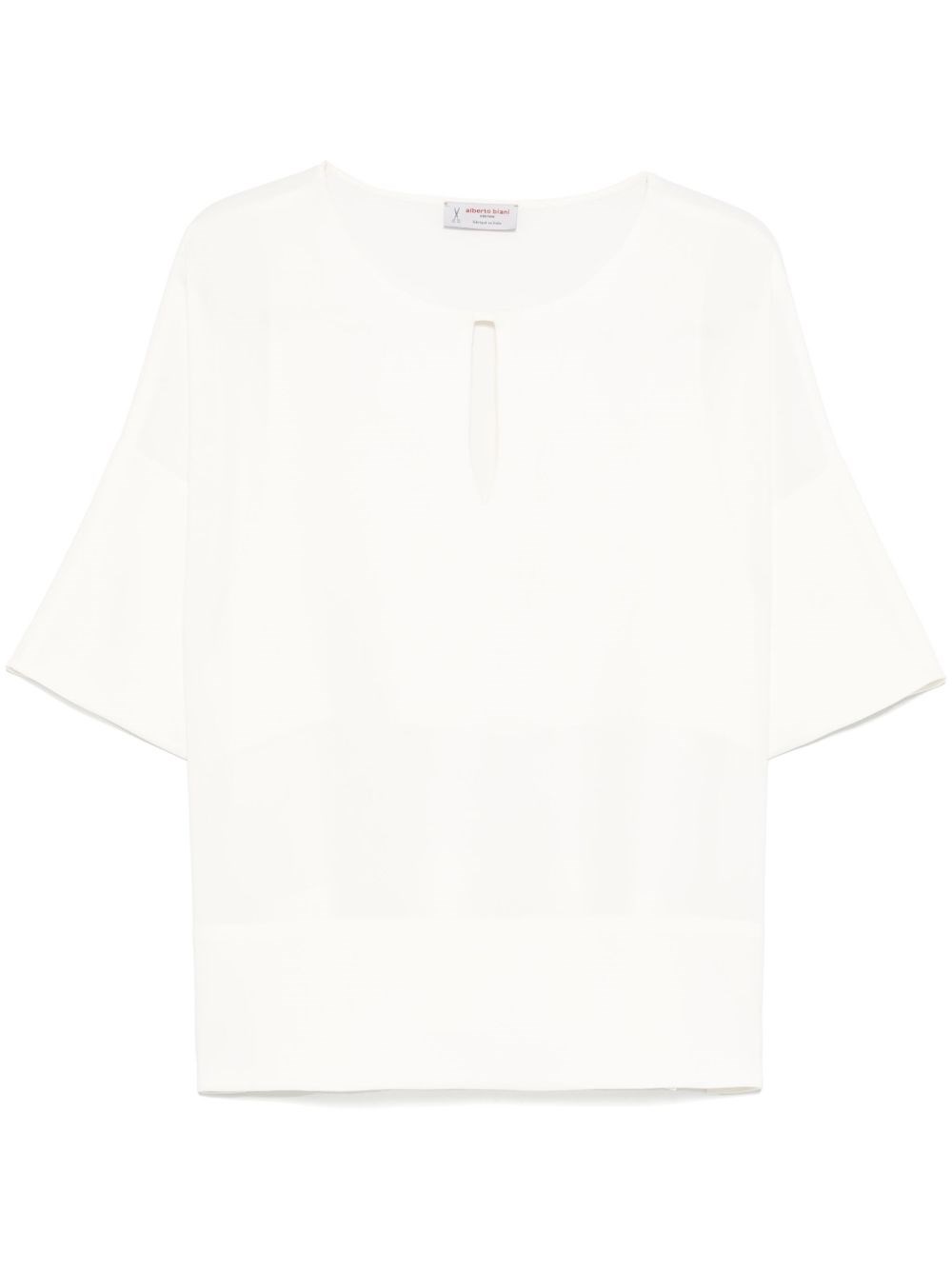 Alberto Biani Keyhole-neck Blouse