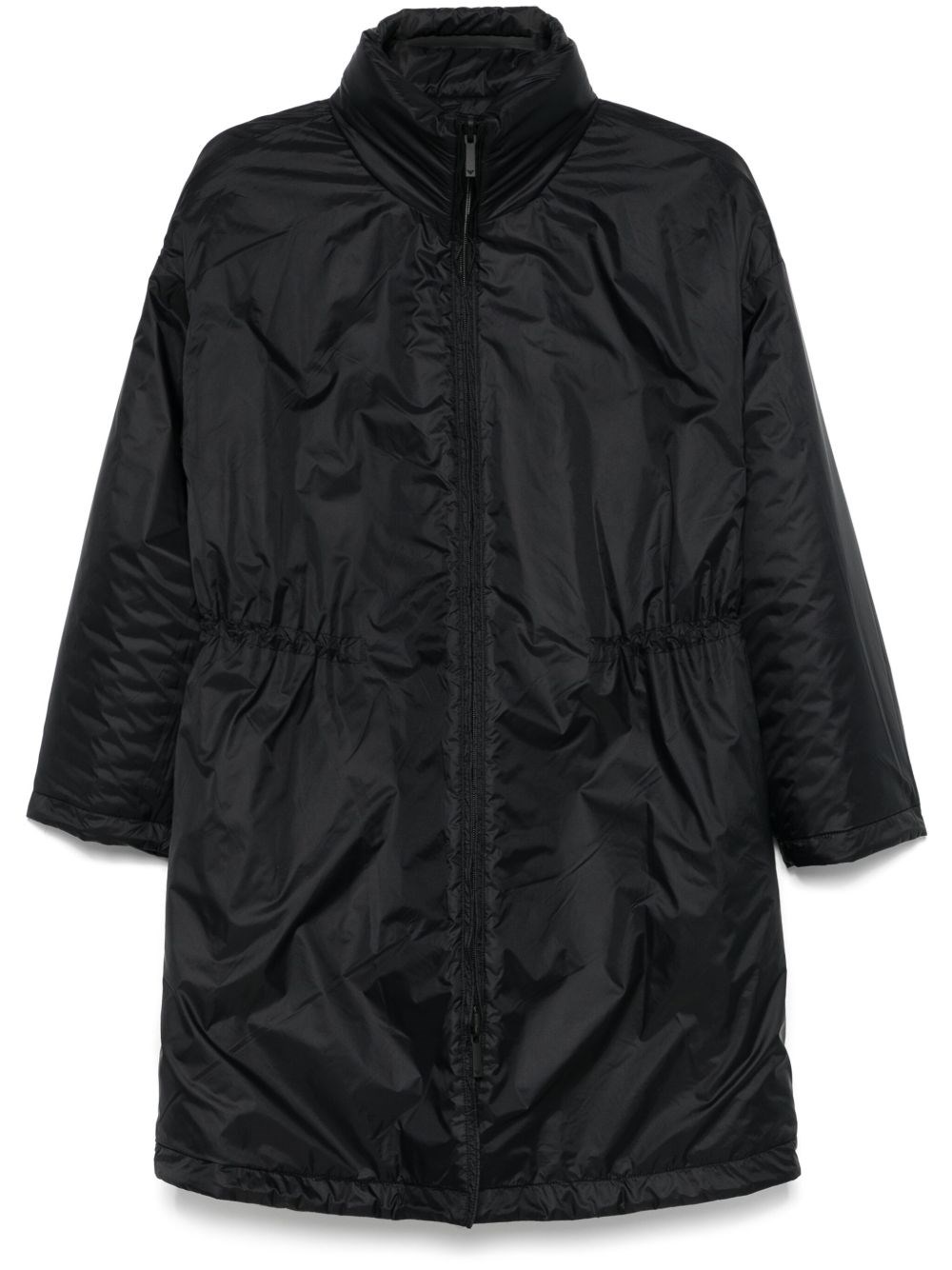 Emporio Armani Nylon Midi Coat - Emporio Armani - Modalova