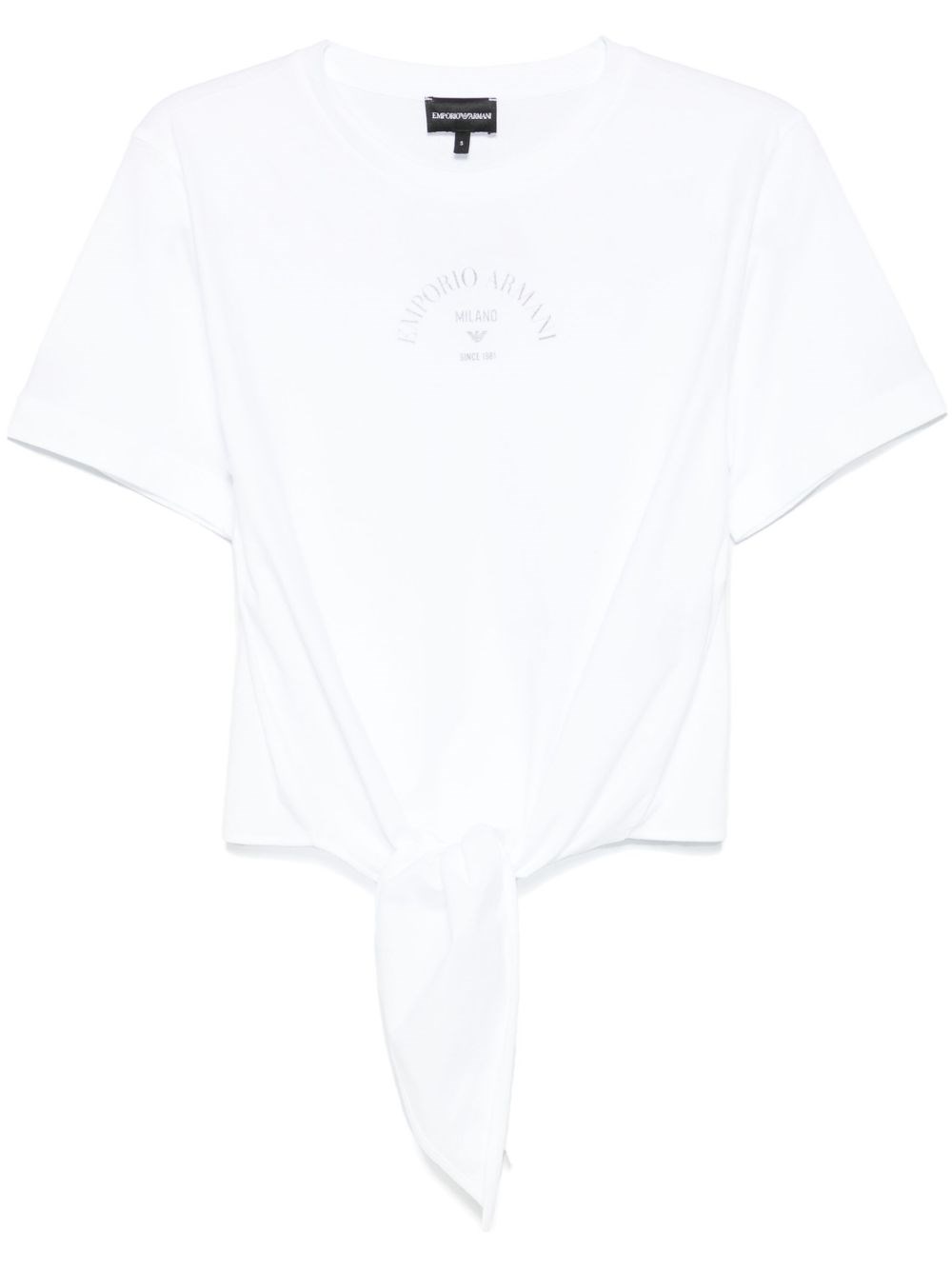 Emporio Armani Logo Cotton T-Shirt - Emporio Armani - Modalova
