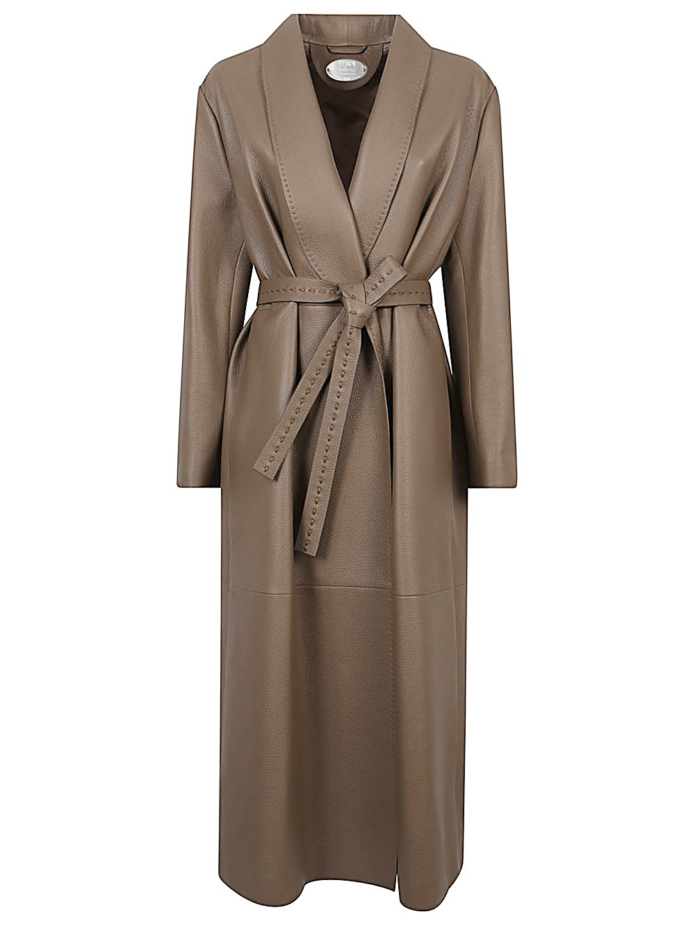 Fendi Brown Deer Leather Coats