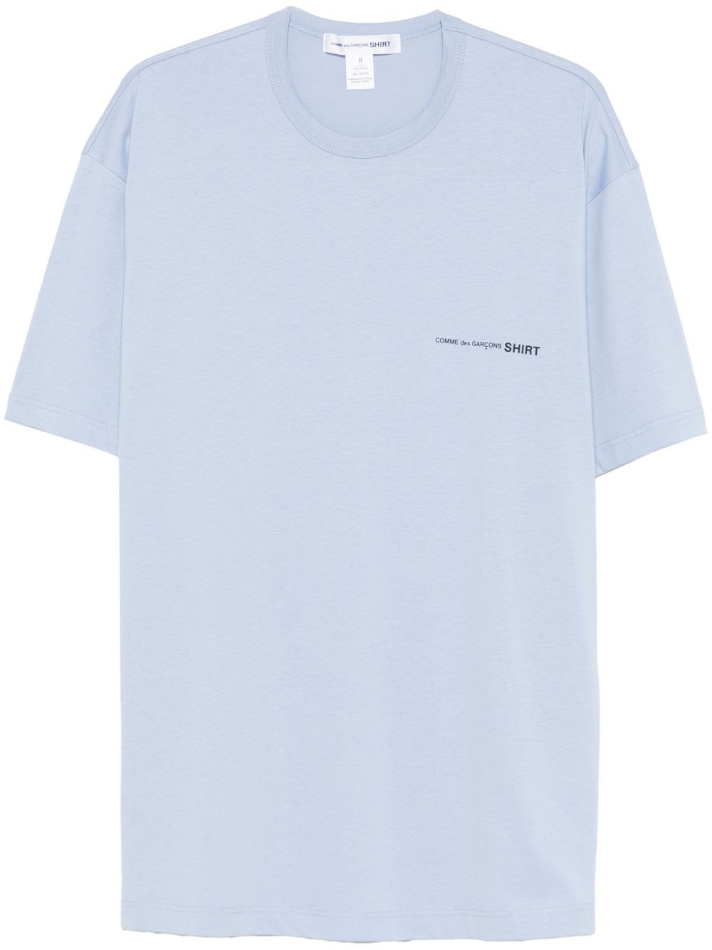 Cotton T-Shirt With Print - COMME DES GARÇONS SHIRT - Modalova
