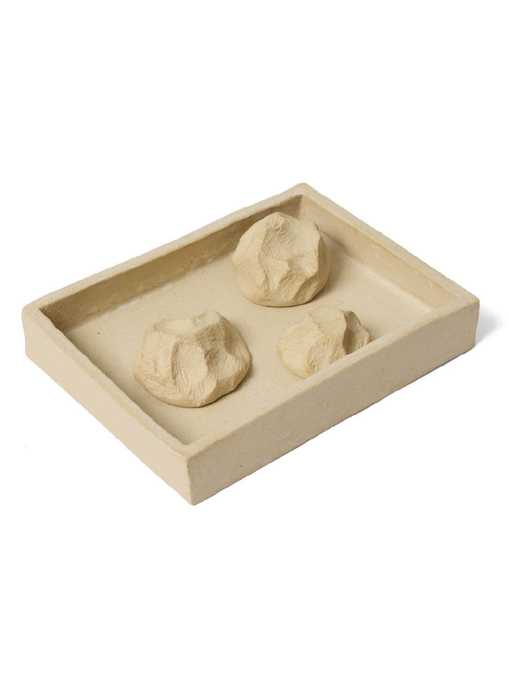 TENUA Ceramic Tray With Stones - TENUA - Modalova