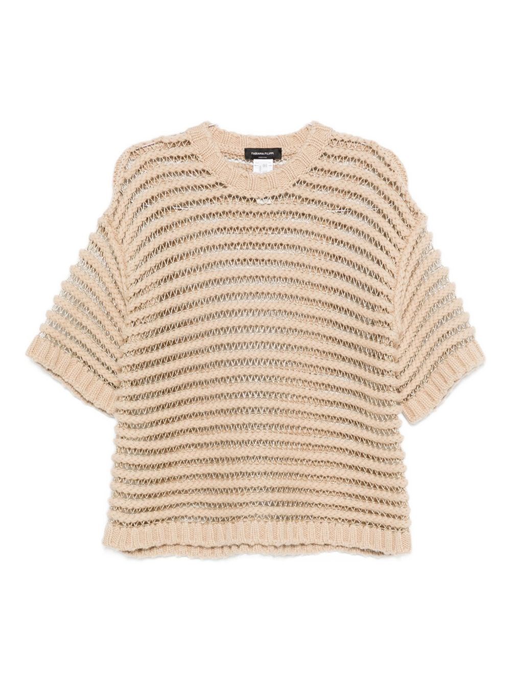 Wool Crewneck Sweater - Fabiana Filippi - Modalova