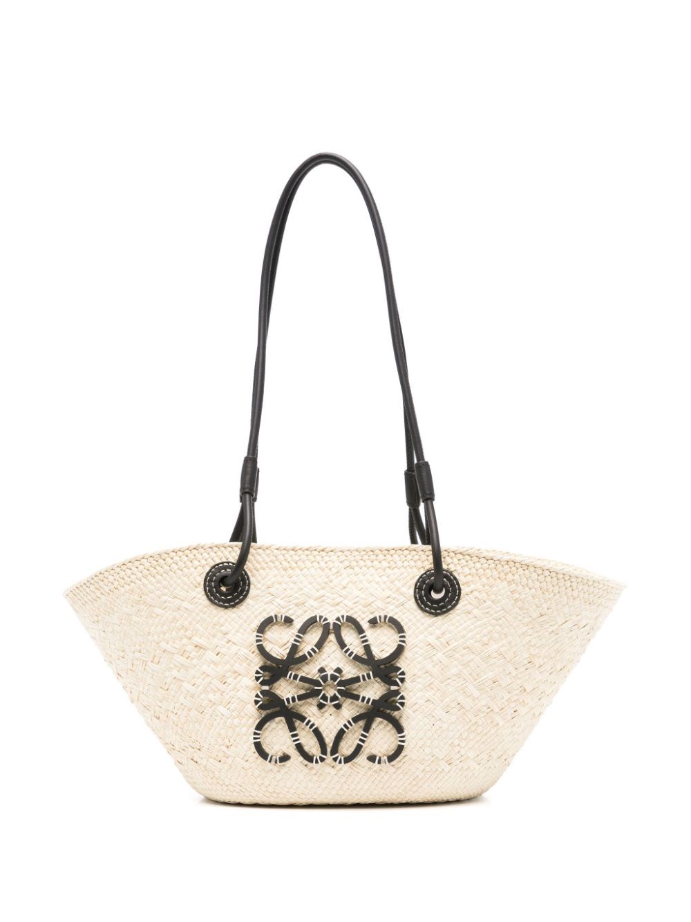 Loewe Paula's Ibiza Anagram Basket Small Rafia Tote