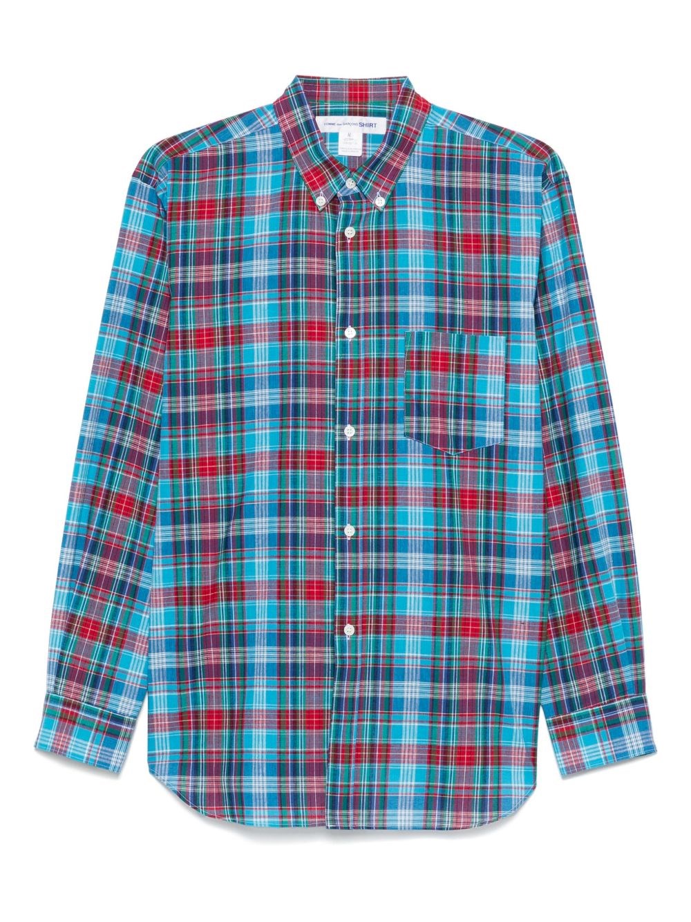 Comme Des Garçons Shirt Tartan Pattern Shirt