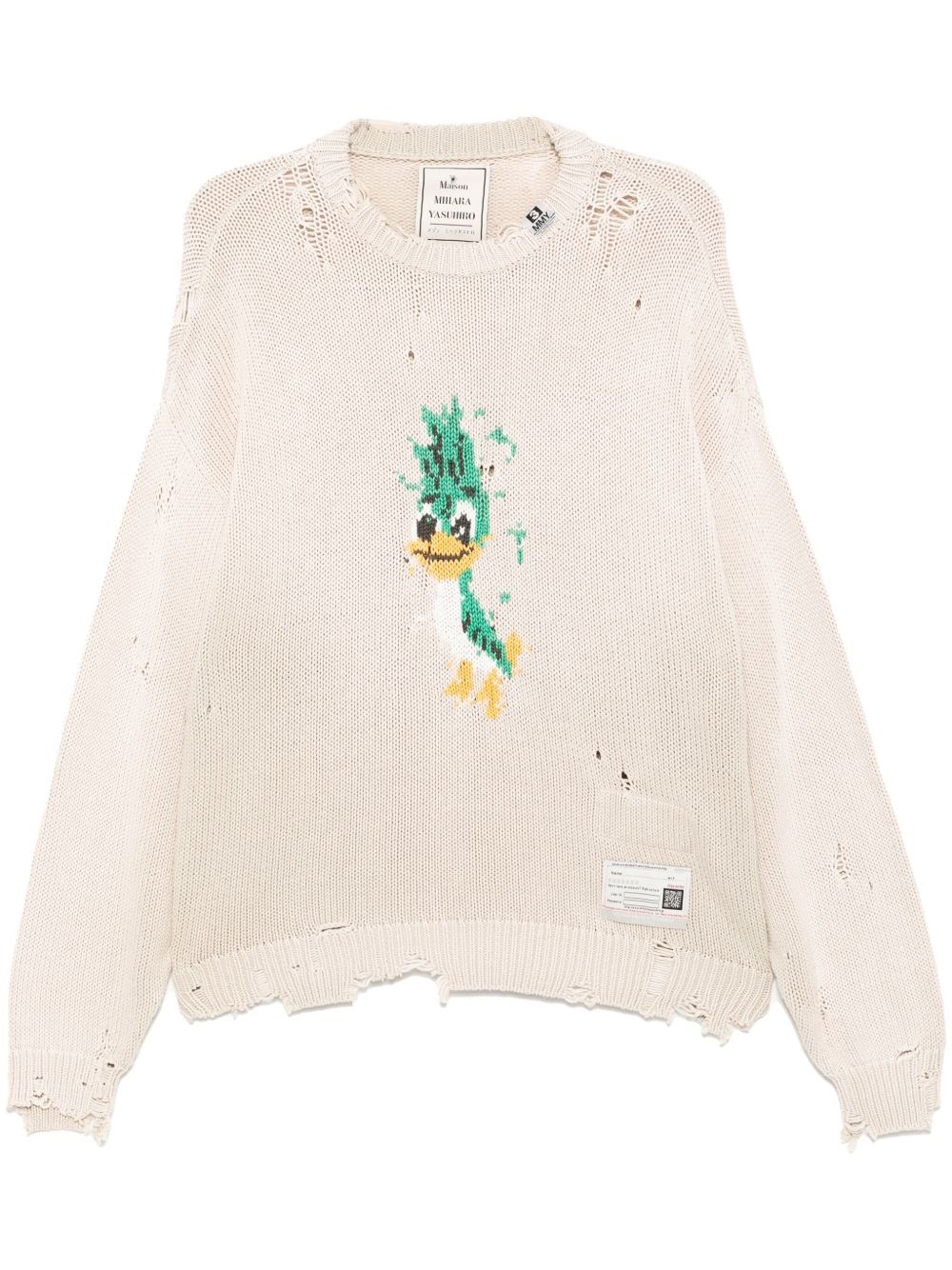 Sweater With Lived-In Effect - MIHARA YASUHIRO - Modalova