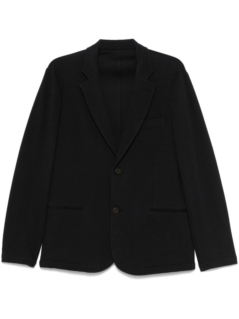 Cotton Single-Breasted Jacket - Emporio Armani - Modalova