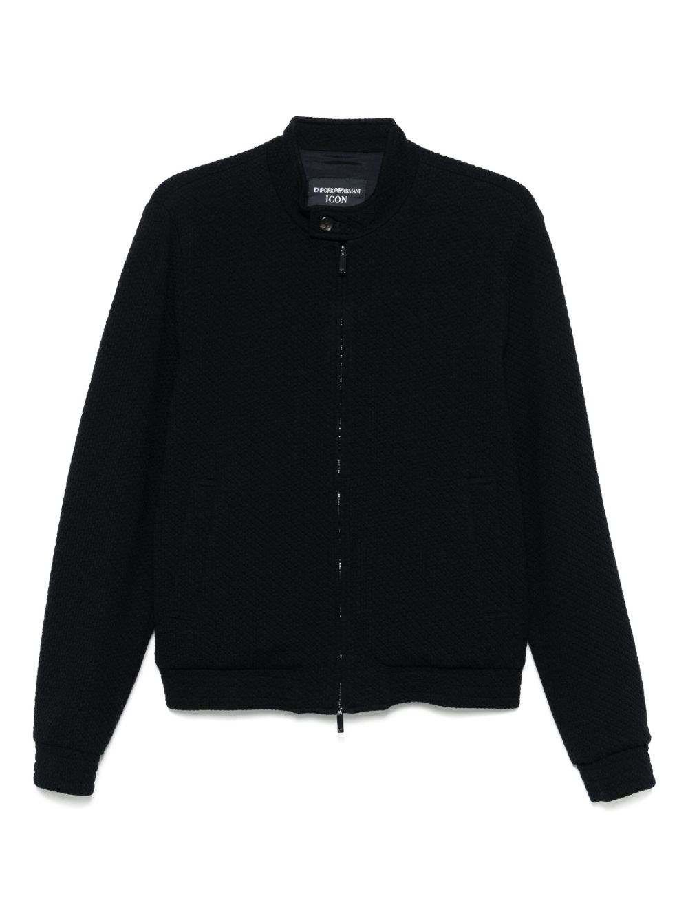 Wool Blend Blouson Jacket - Emporio Armani - Modalova
