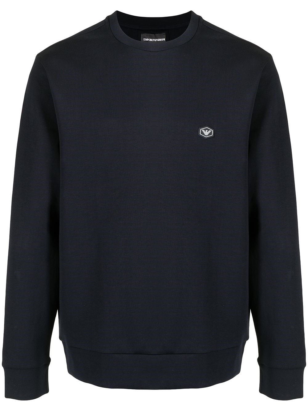 Logo Cotton Sweatshirt - Emporio Armani - Modalova