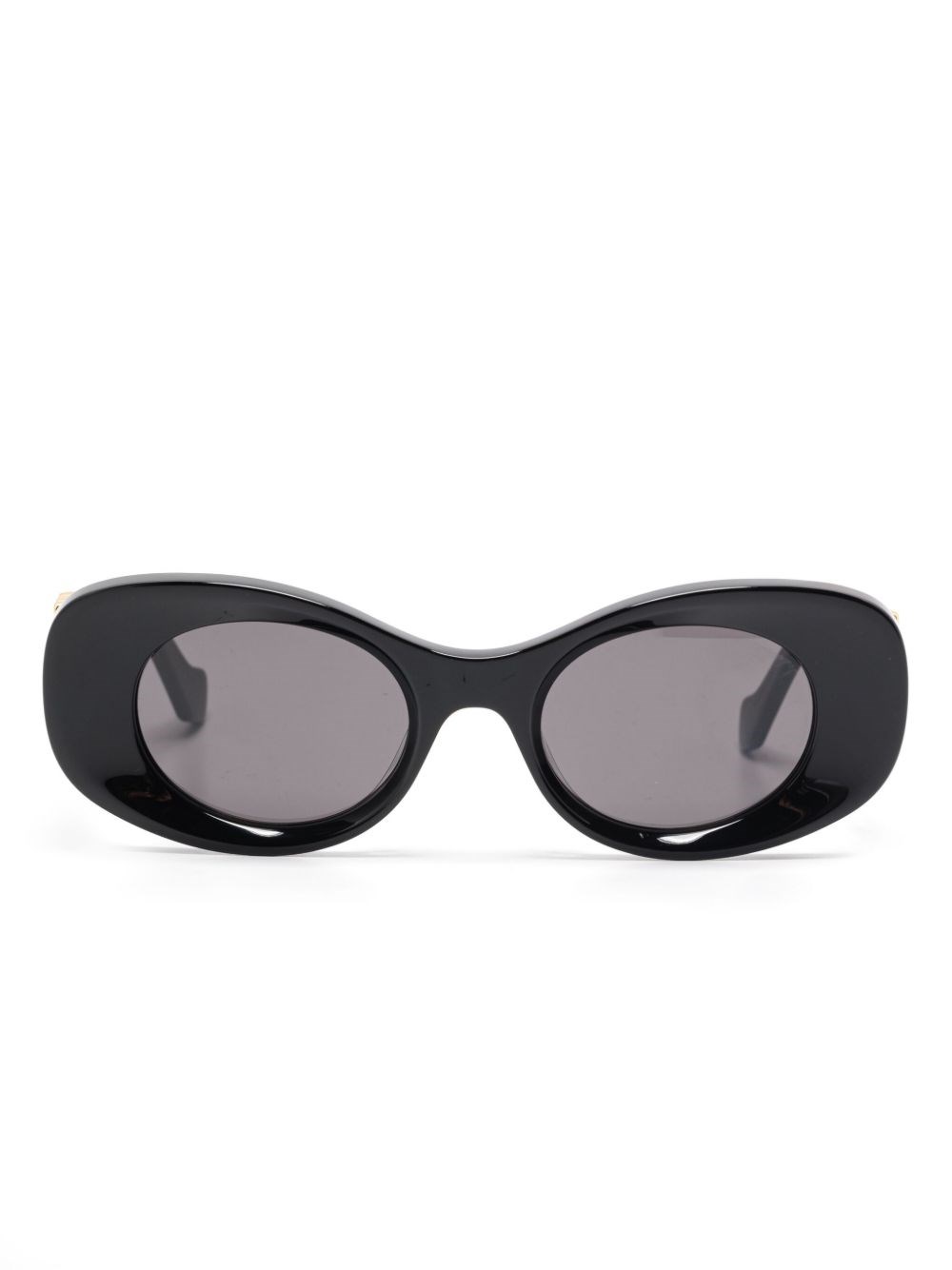 Loewe Womens Black G821mxix01 Oval Frame Acetate Sunglasses In Black