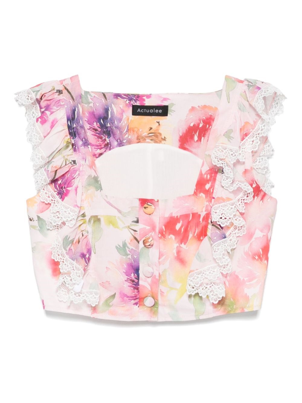 Actualee Floral-print Tank Top