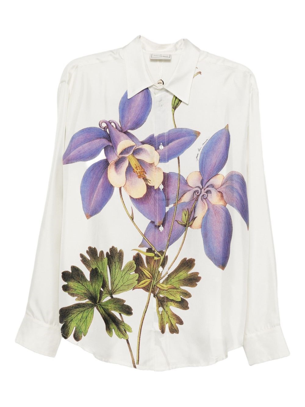 Pierre-louis Mascia Pierre Louis Mascia Printed Silk Shirt