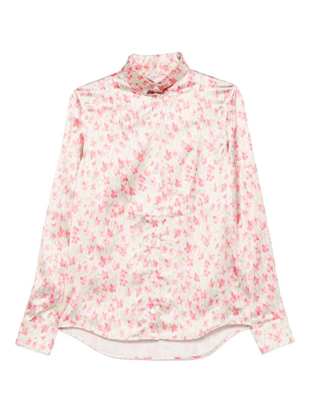 Loewe Floral-print Shirt In Pink