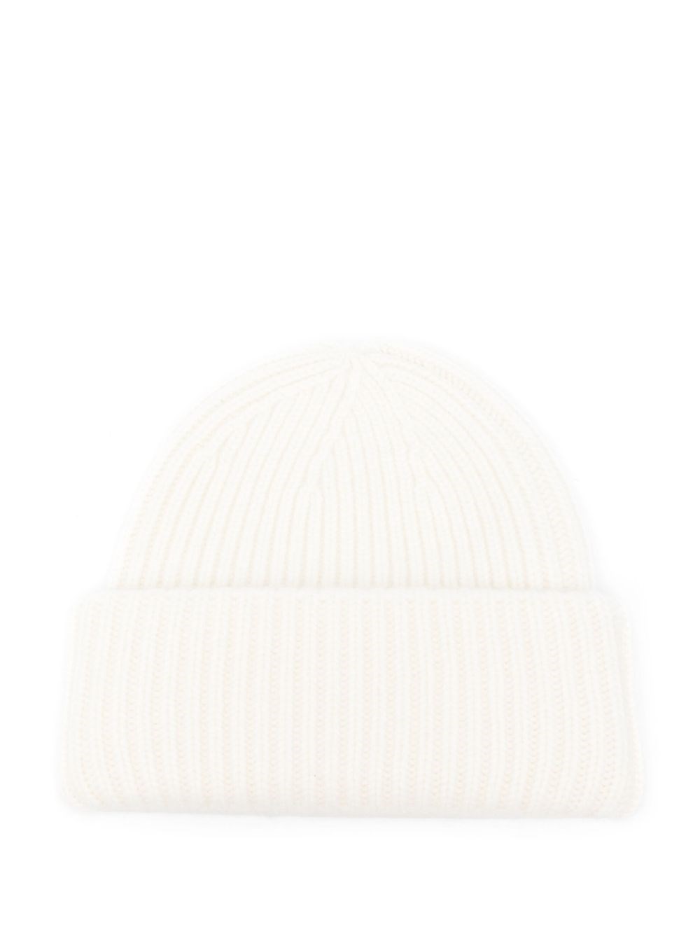 Soft Goat Cashmere Ribbed Beanie