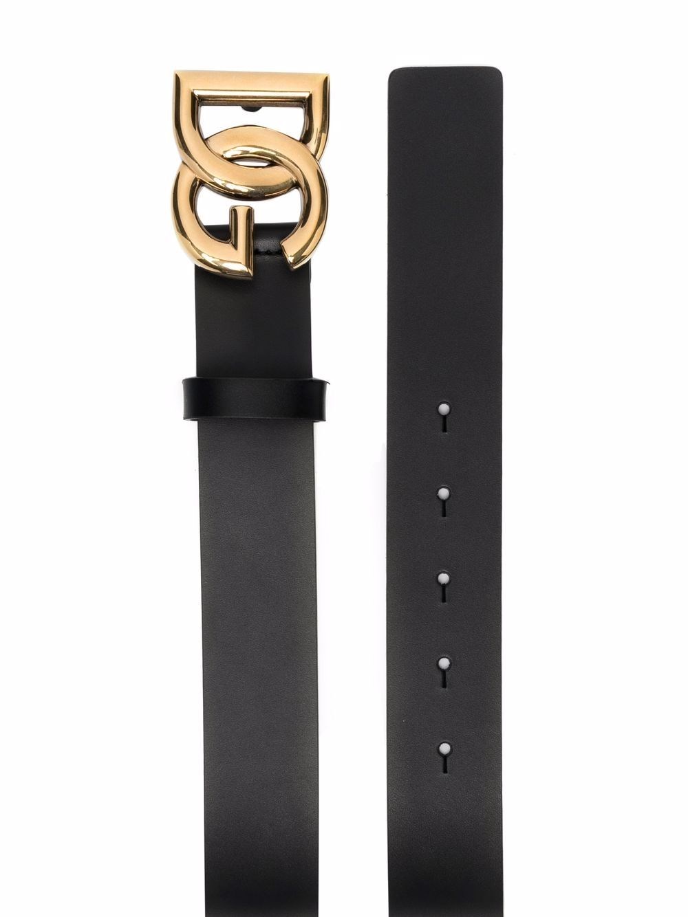 Dg Logo Leather Belt - Dolce & Gabbana - Modalova