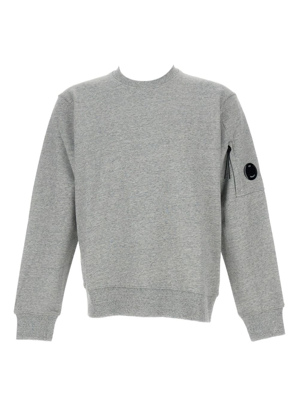 C.p. Company Men Cotton Crewneck Sweatshirt In Gray