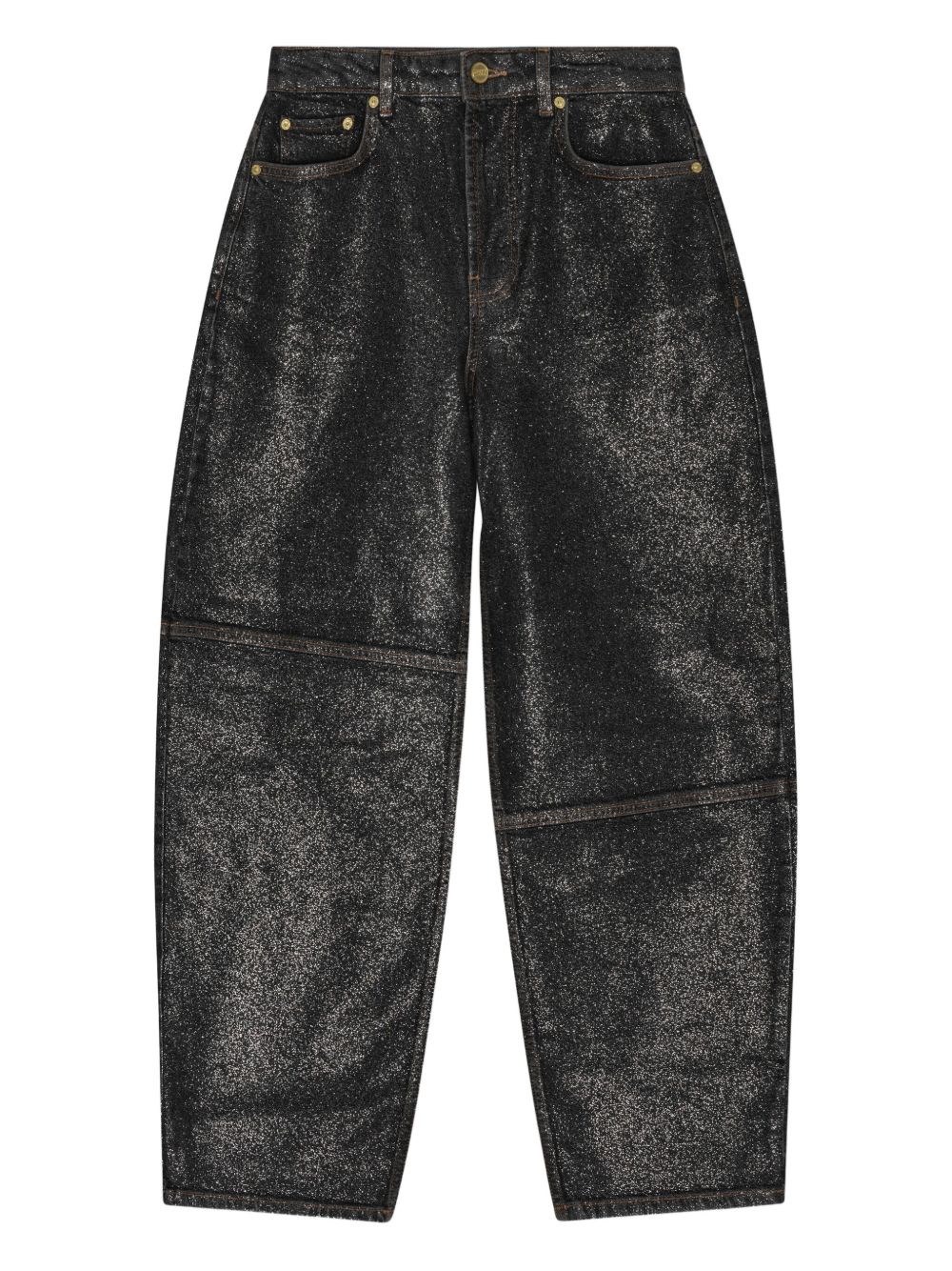 GANNI Organic Cotton Denim Jeans - GANNI - Modalova