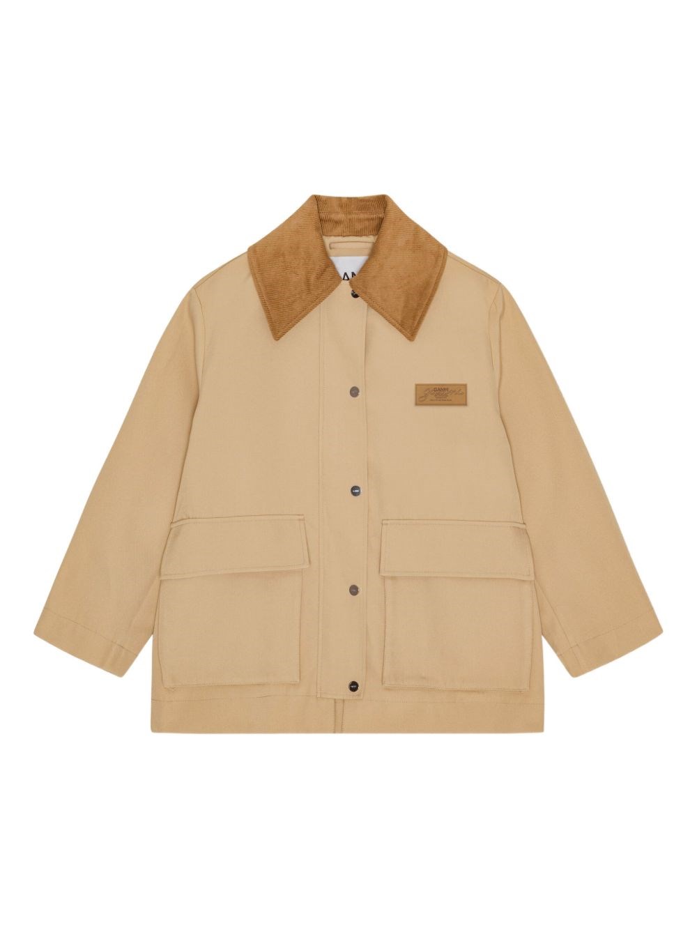 Ganni Twill Midi Jacket