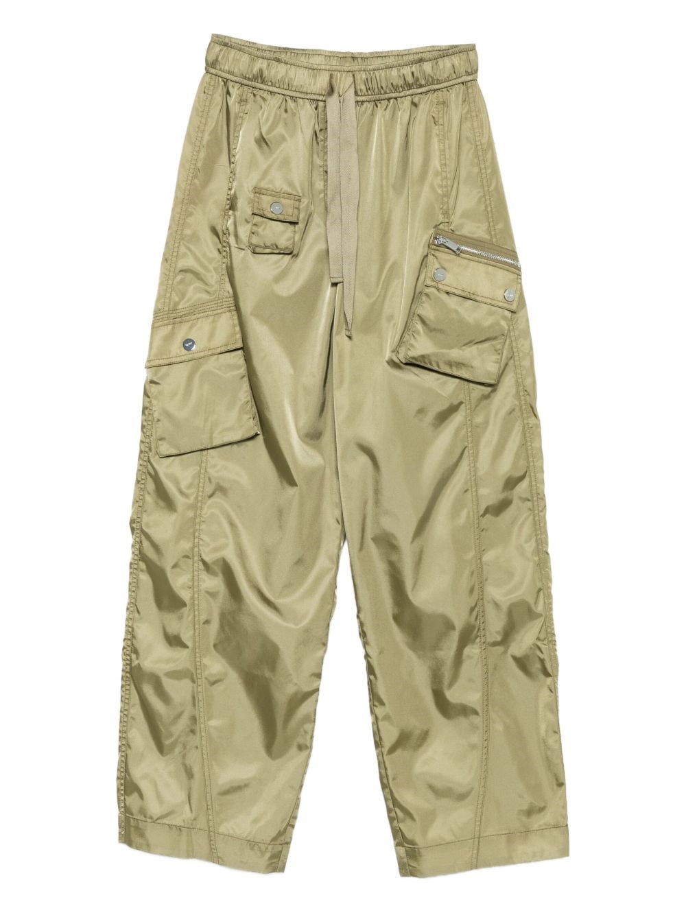 GANNI Nylon Oversize Trousers - GANNI - Modalova