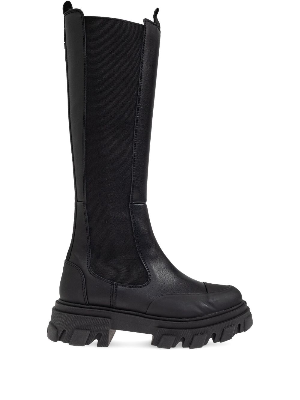 GANNI Chelsea High Leather Boots - GANNI - Modalova