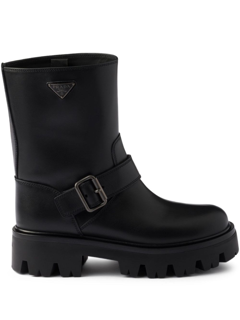 Prada Leather Boots - Prada - Modalova