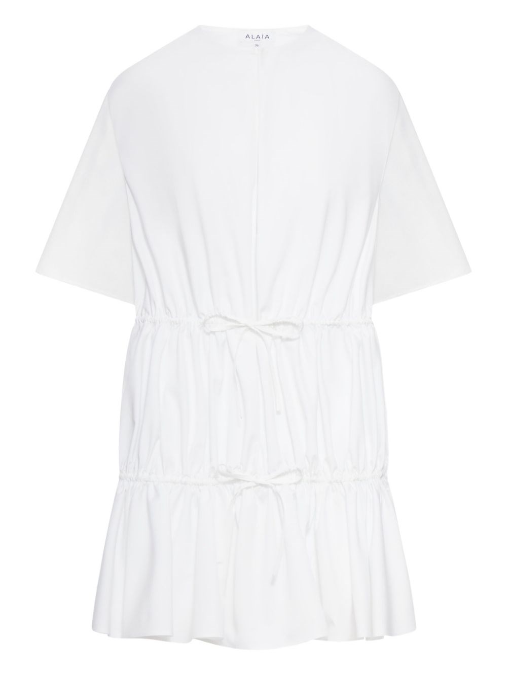 Alaïa Cotton Mini Dress - Alaïa - Modalova