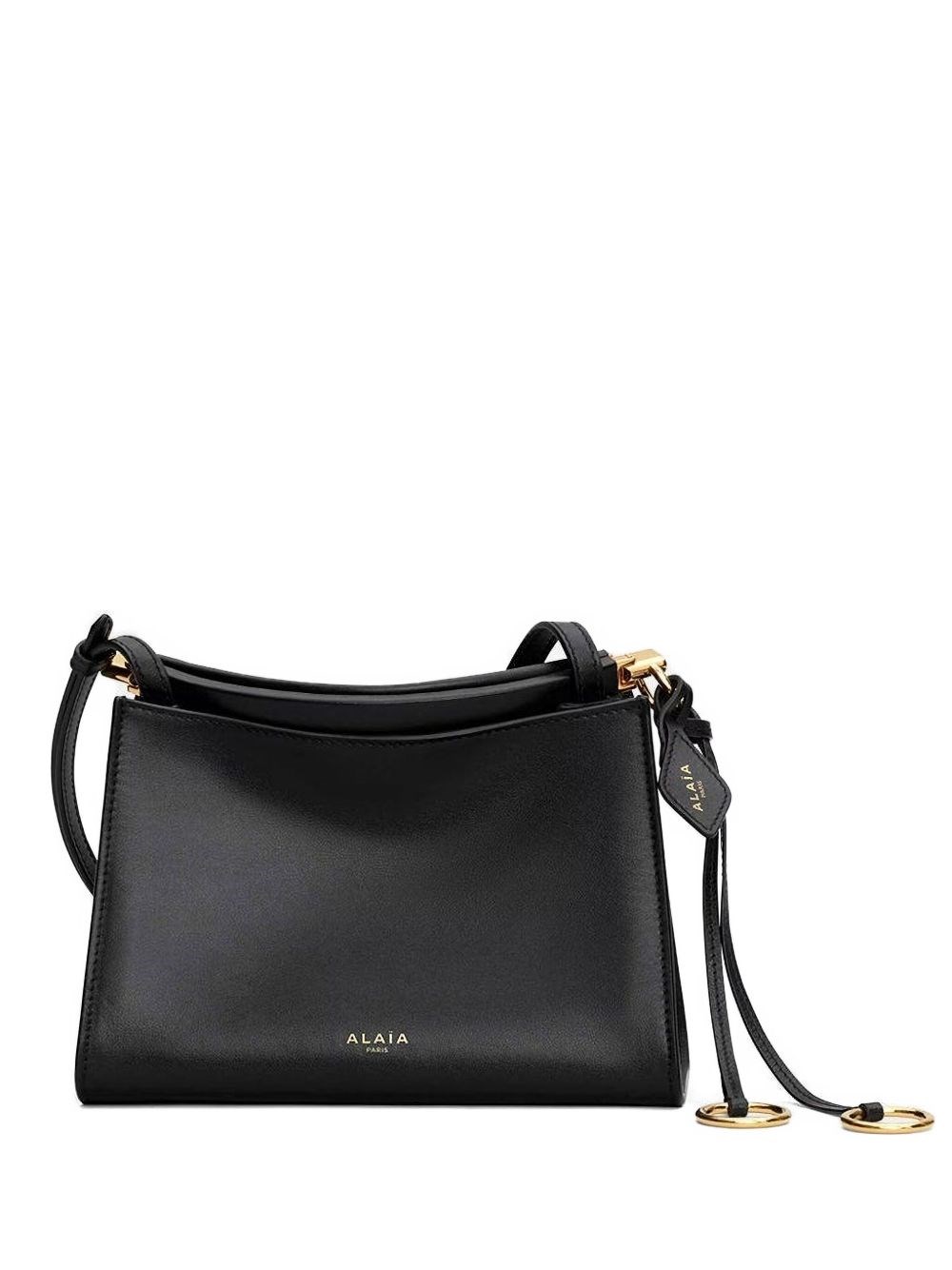 Alaïa Alaia Le Click Small Square Bag In Calfskin In Black
