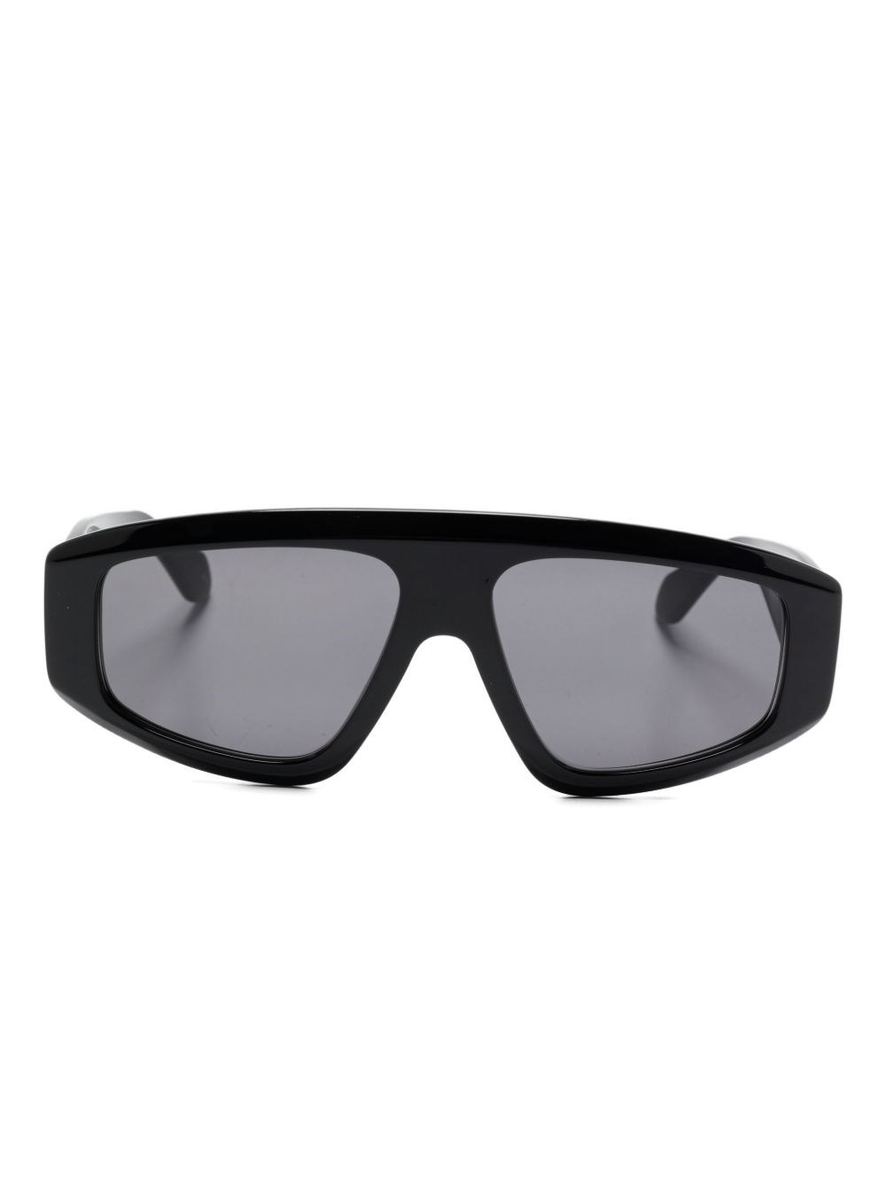 Alaïa Mask 92 Sunglasses In Black