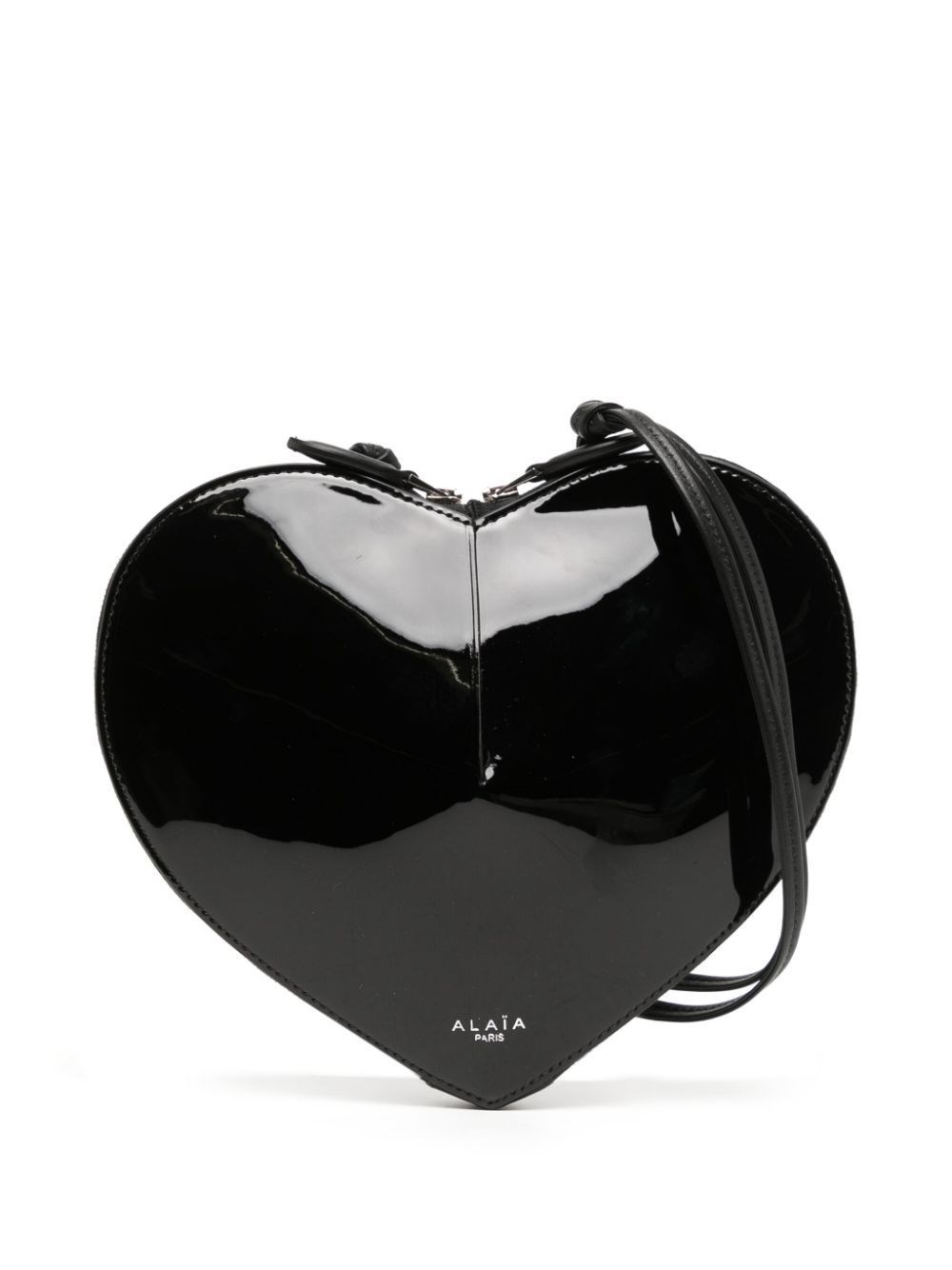 Alaïa Le Coeur Patent Leather Crossbody Bag
