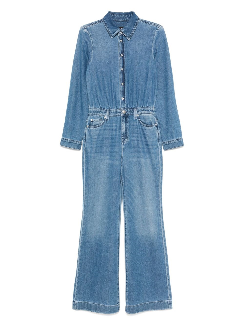 Hilo Denim Jumpsuit - 7 FOR ALL MANKIND - Modalova