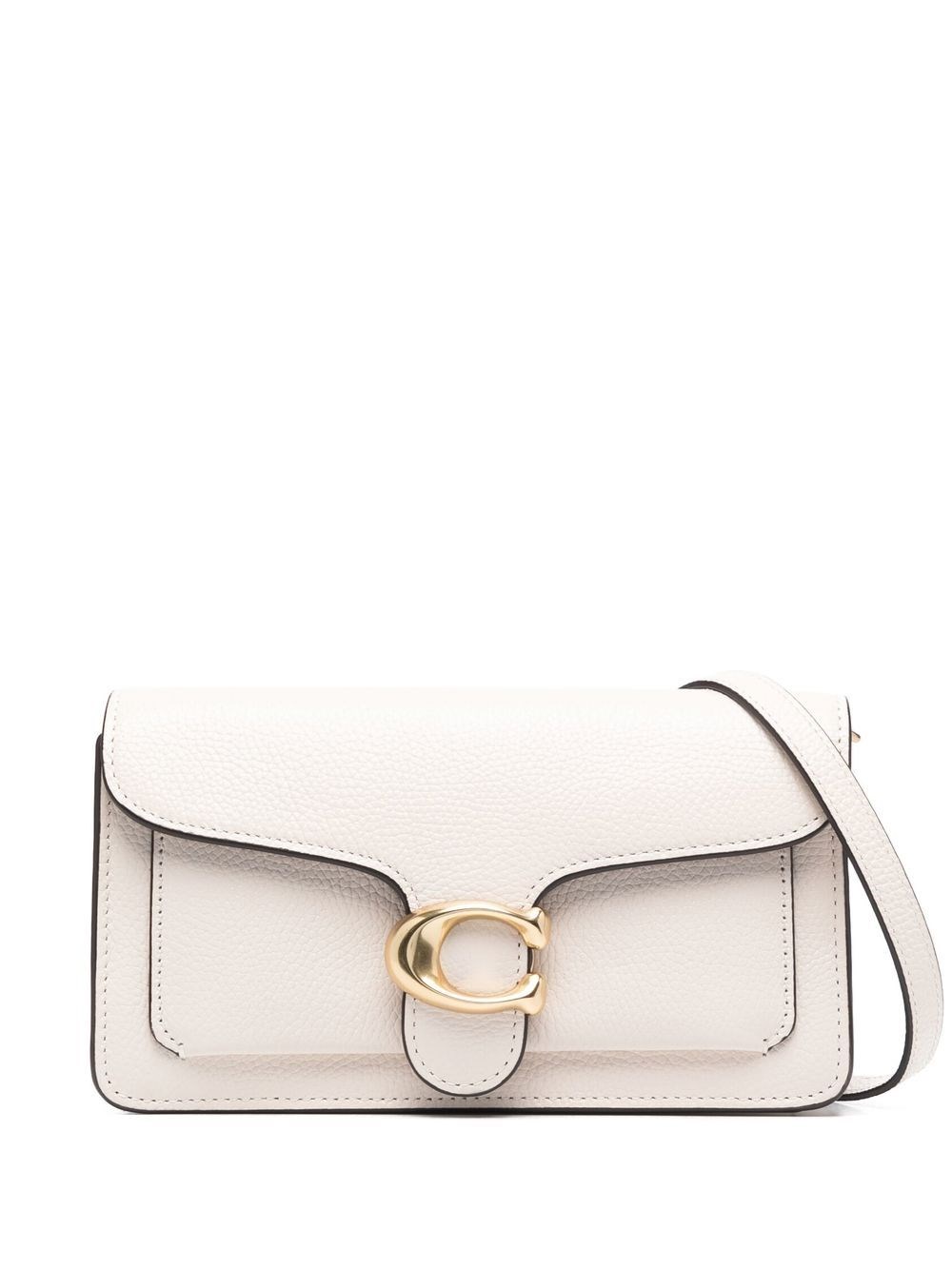 Coach Tabby Chain Leather Clutch