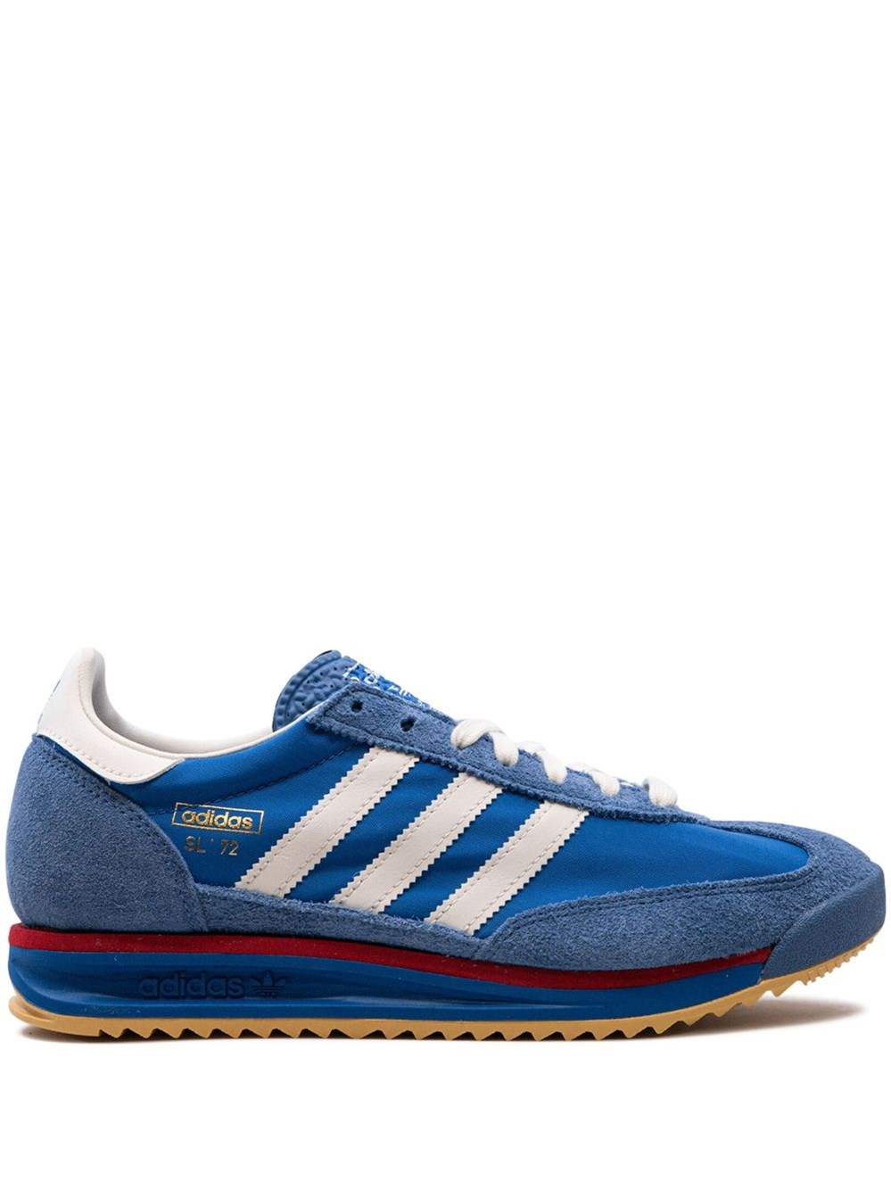 Adidas Originals Sl 72 Rs Shell And Suede Sneakers In Blue