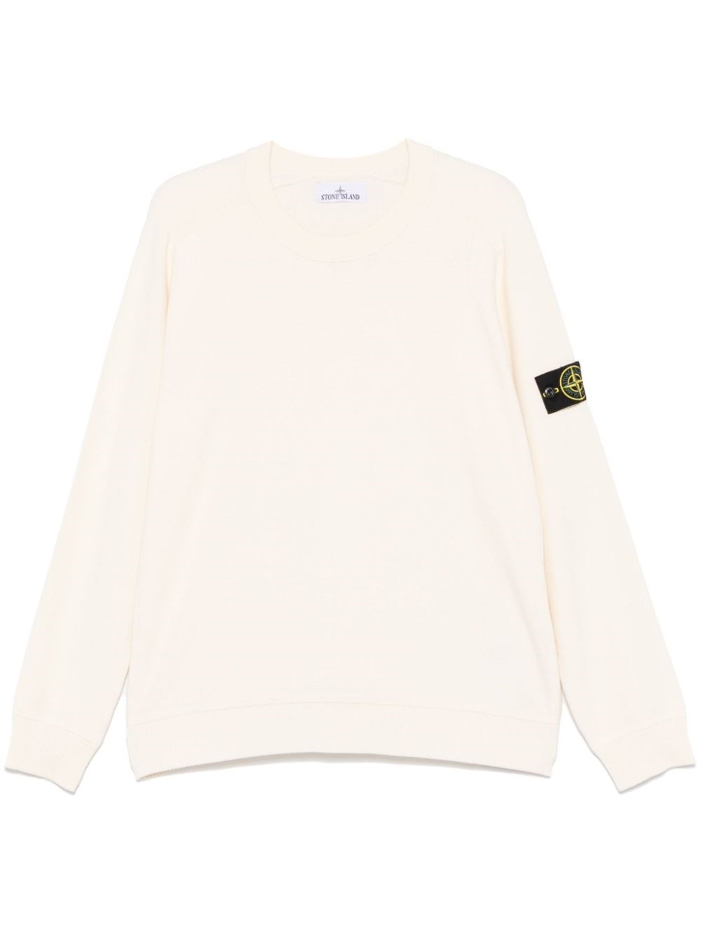 Stone Island Buttoned-patch Knitted Sweater