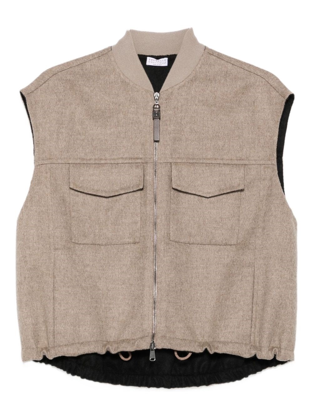 Brunello Cucinelli Wool Zipped Vest - Brunello Cucinelli - Modalova