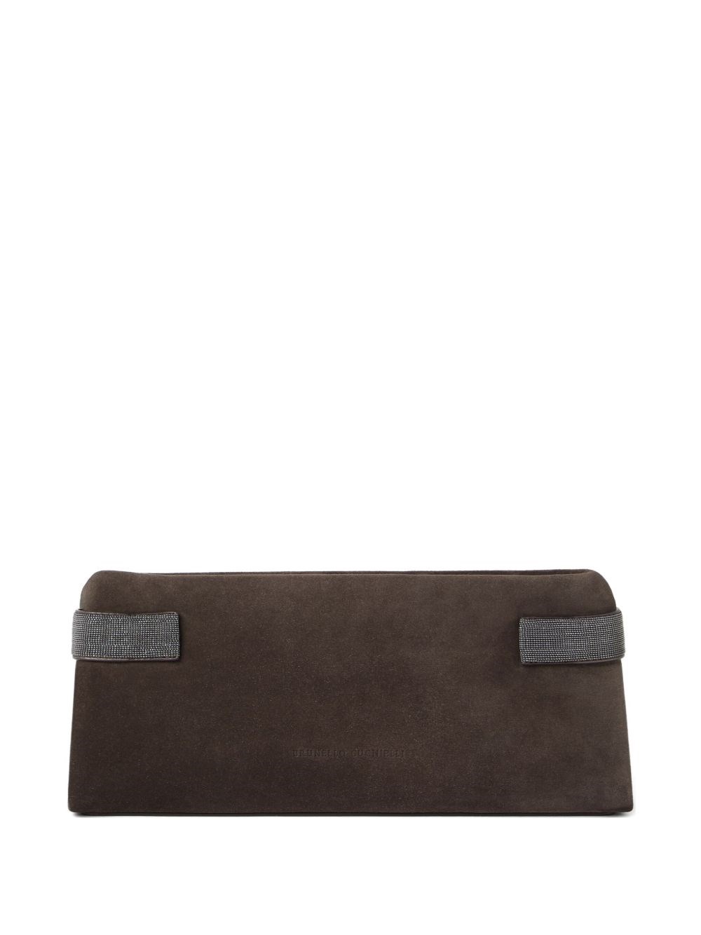 Brunello Cucinelli Suede Leather Clutch Bag