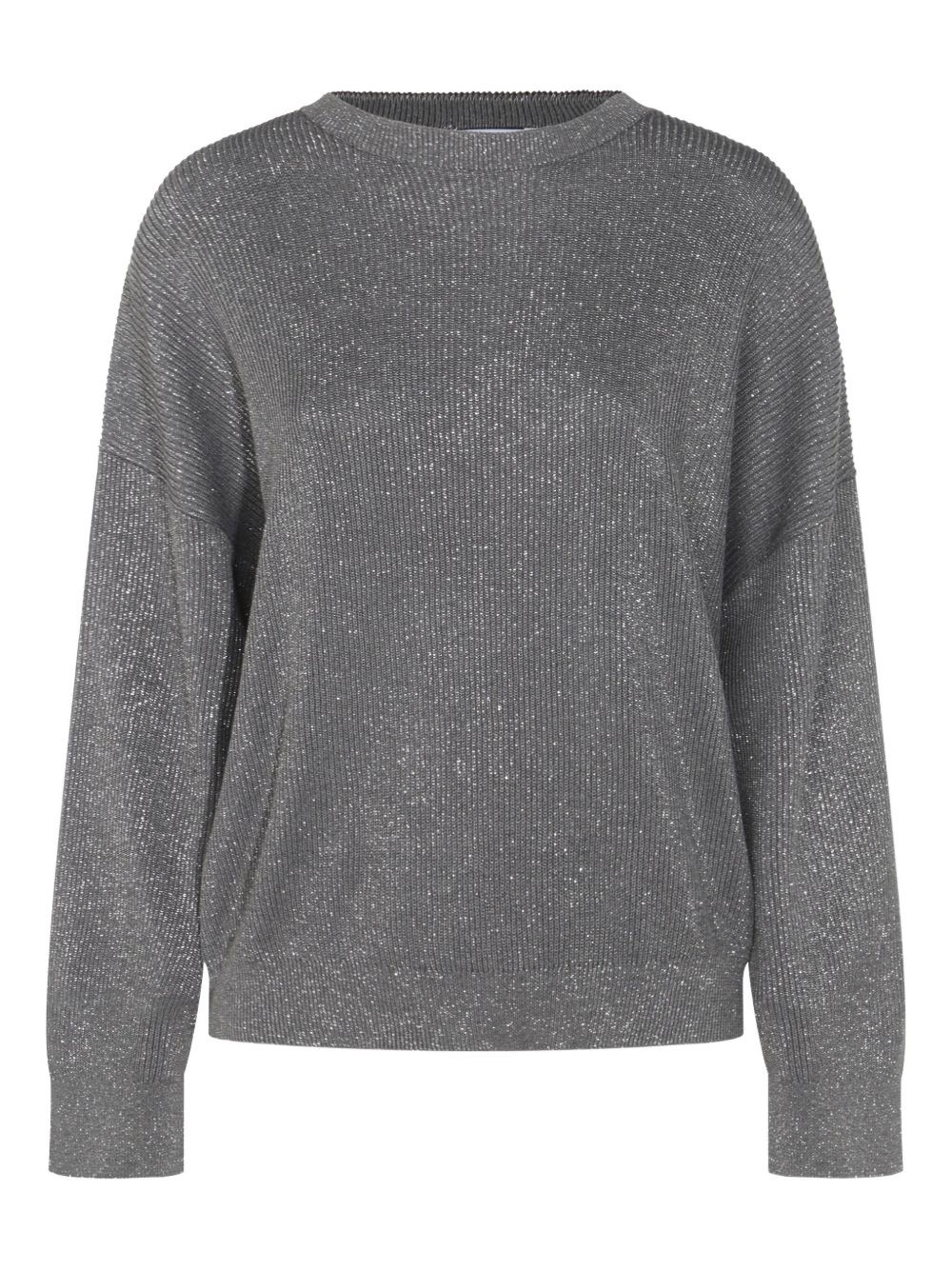 Cotton Crewneck Sweater - Brunello Cucinelli - Modalova
