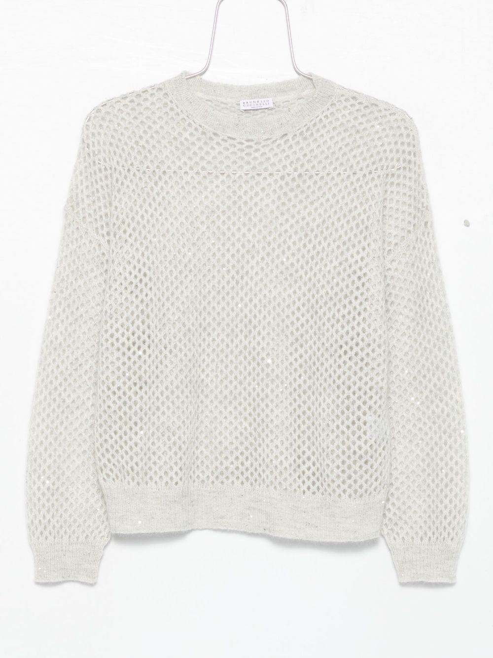 Brunello Cucinelli Wool Open-knit Sweater
