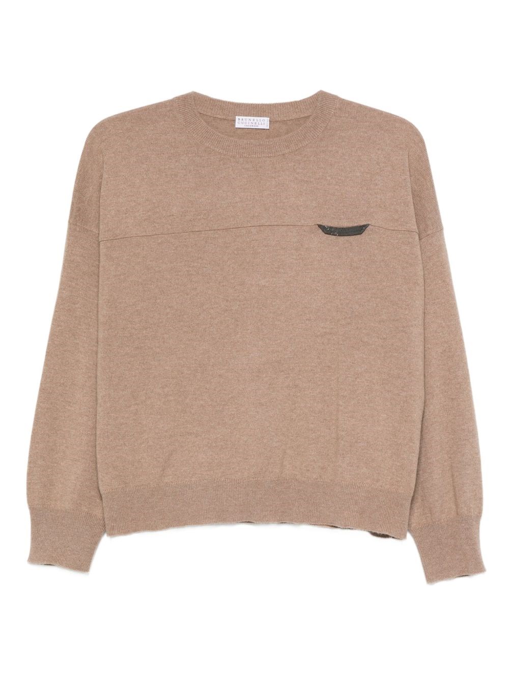 Cashmere Crewneck Sweater - Brunello Cucinelli - Modalova