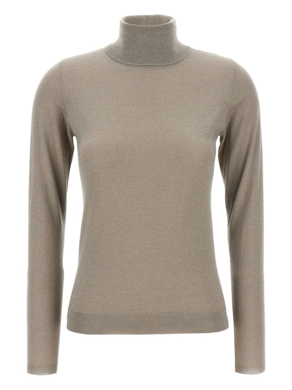 Brunello Cucinelli Sparkling Sweaters And Cardigans Beige In Neutral