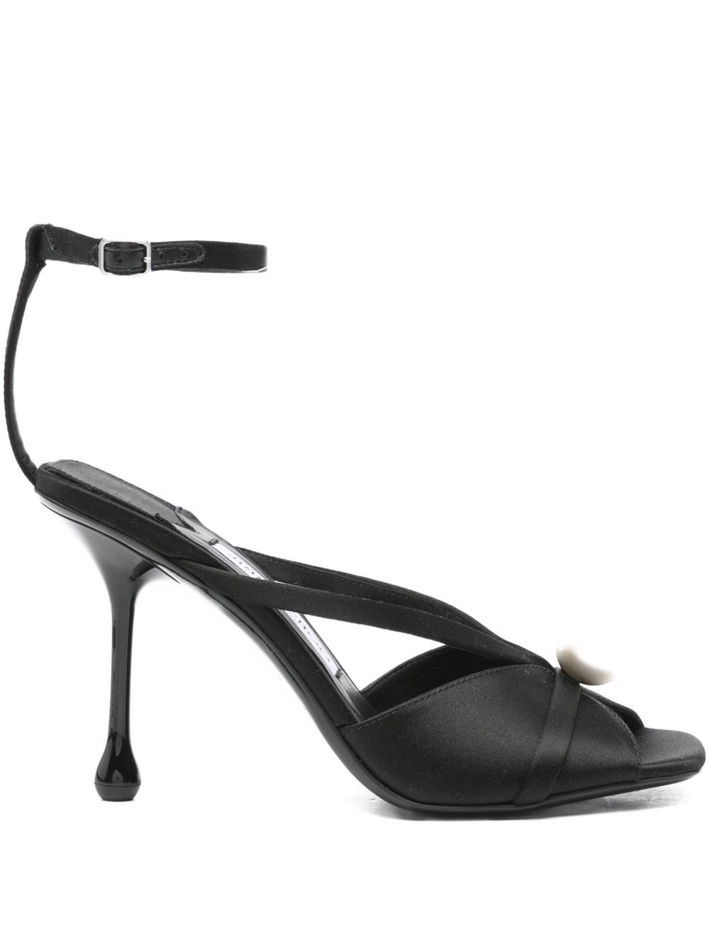 Jimmy Choo Siva 95 Satin Sandals - Jimmy Choo - Modalova