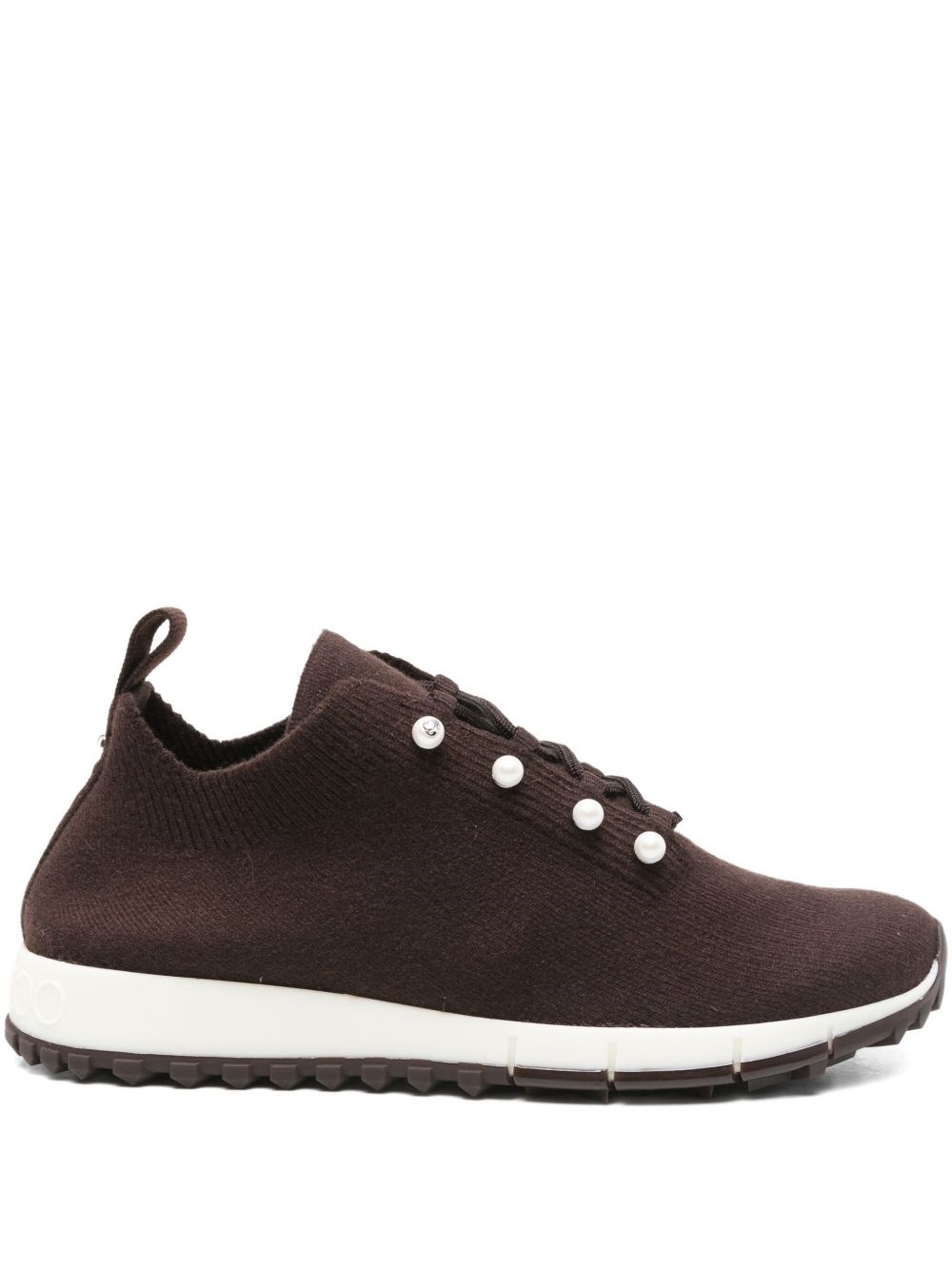 Veles Pearl Embellished Sneakers - Jimmy Choo - Modalova